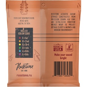 Струны для акустической гитары Russtone APB11-52