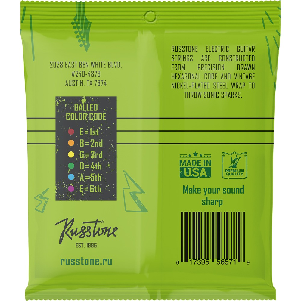 Струны для электрогитары Russtone ENP11-48
