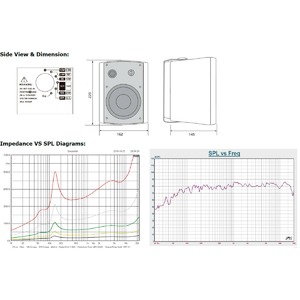 Акустика трансляционная трансформаторная CMX Audio WSK-420CSW