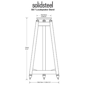 Стойка для акустики Solidsteel SS-7 White