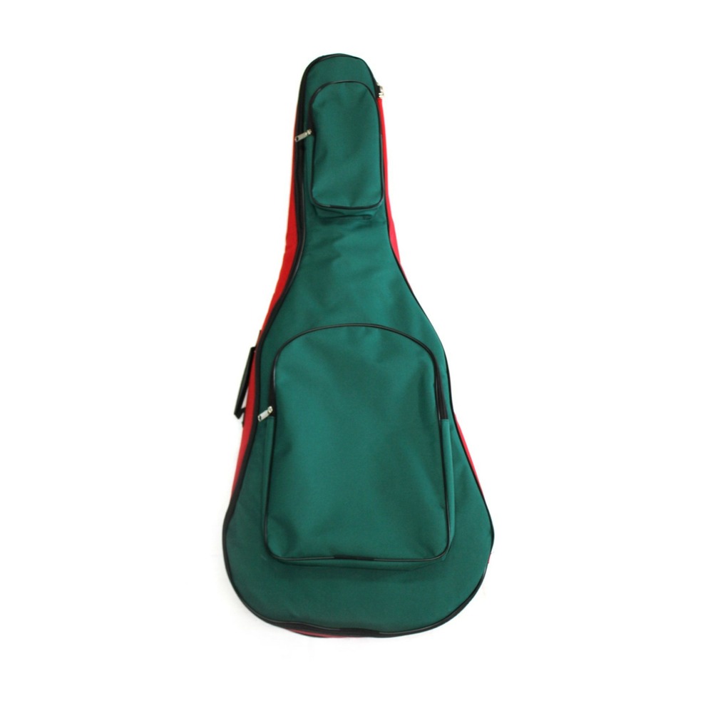 Чехол для гитары дредноут MEZZO MZ-ChG-12-3red/green