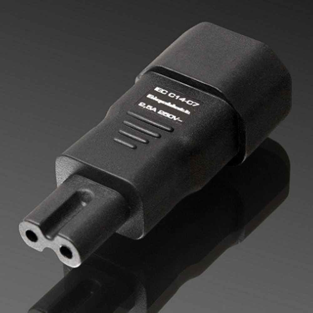 Переходник электрический GigaWatt IEC320-C7 Plug Adapter