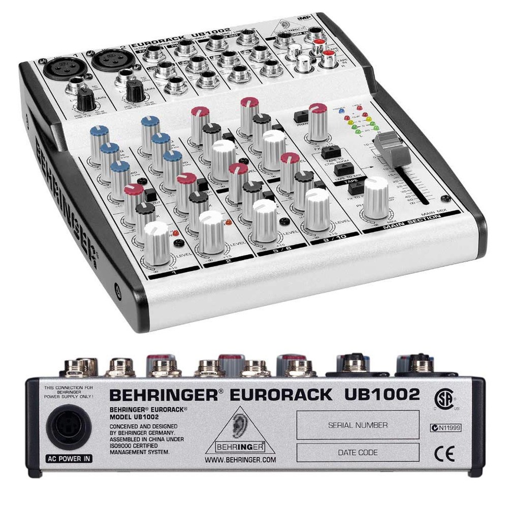 Аналоговый микшер Behringer UB 1002 EURORACK