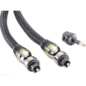 Кабель оптический Toslink - Toslink Eagle Cable 10021015 DELUXE Opto + Adaptor 1.5m