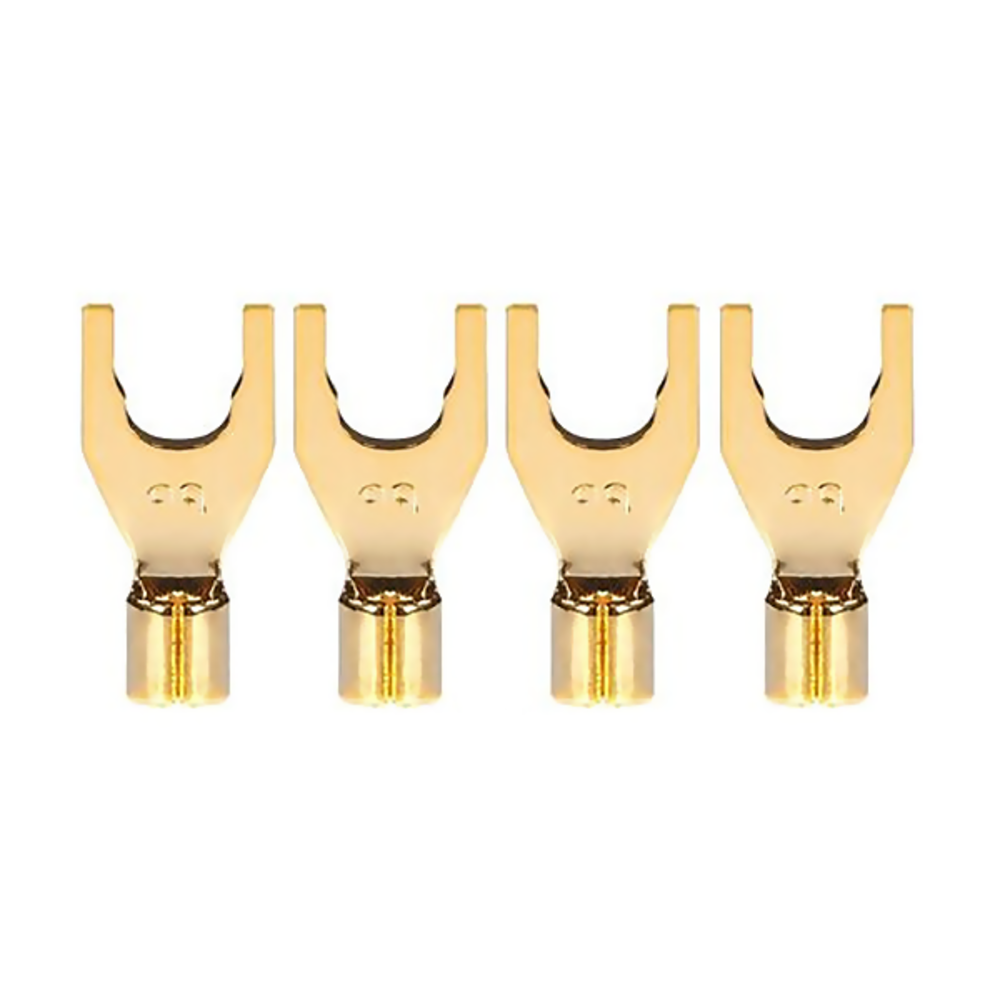 Разъем Лопатка Audioquest P10M/G Spade Gold (Set 4)