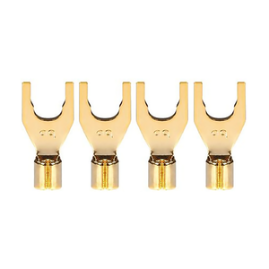 Разъем "Лопатка" Audioquest P10M/G Spade Gold (Set 4)