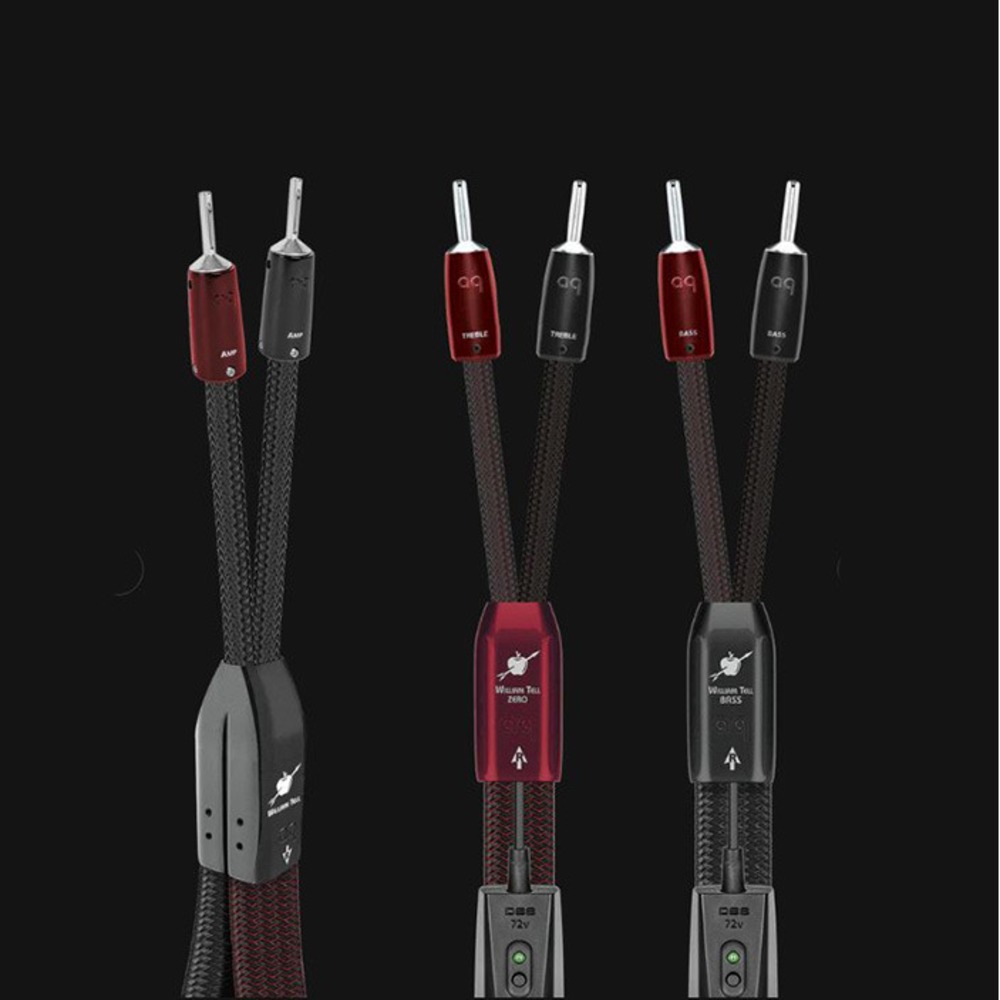 Акустический кабель Audioquest William Tell ZERO BiWire COMBO BANANAS 3.0m