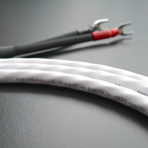 Кабель акустический с катушки Bi-Wire Audioquest SLIP-DB 14/4 Grey