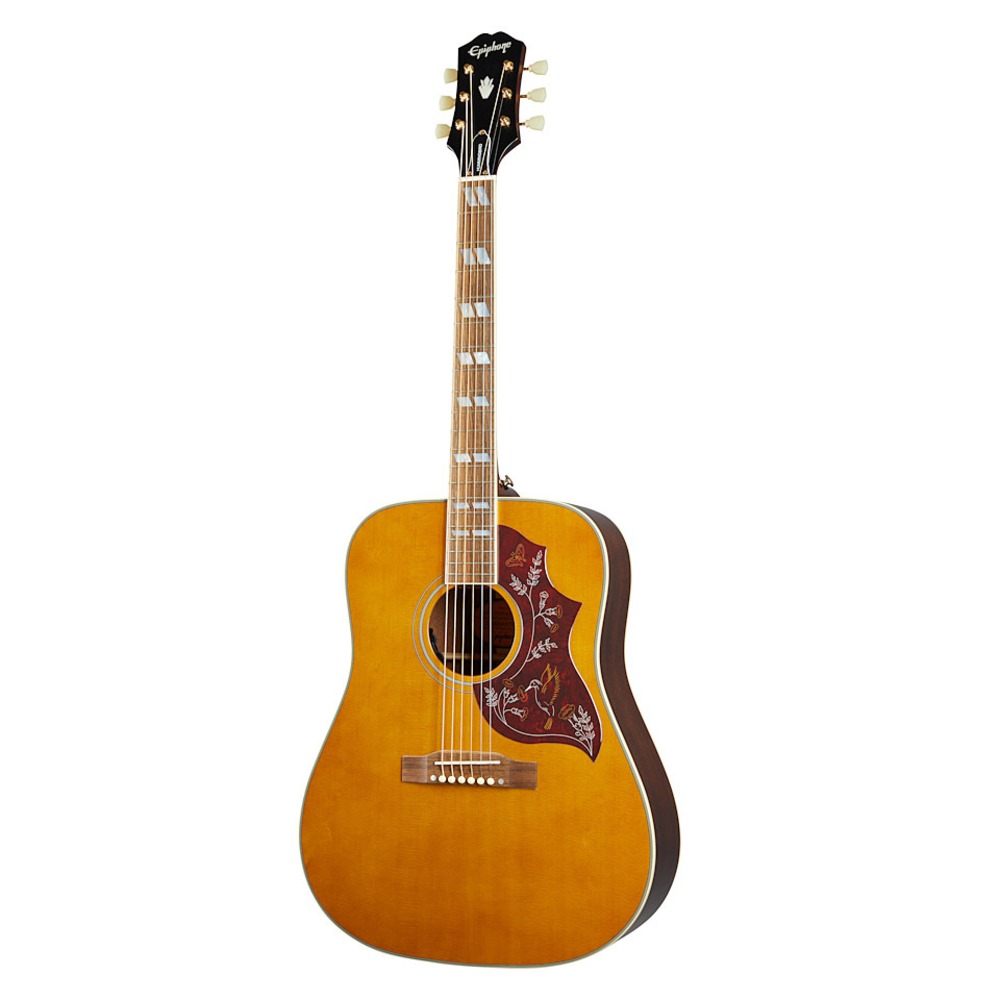 Электроакустическая гитара Epiphone Hummingbird Aged Antique Natural