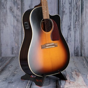 Электроакустическая гитара Epiphone J-45 EC Aged Vintage Sunburst
