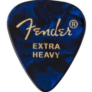 Медиатор Fender 351 Shape Premium Picks Extra Heavy Blue Moto 12 Count