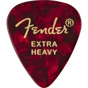 Медиатор Fender 351 Shape Premium Picks Extra Heavy Red Moto 12 Count