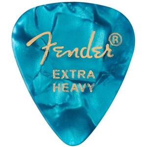 Медиатор Fender 351 Shape Premium Picks Extra Heavy Ocean Turquoise 12 Count