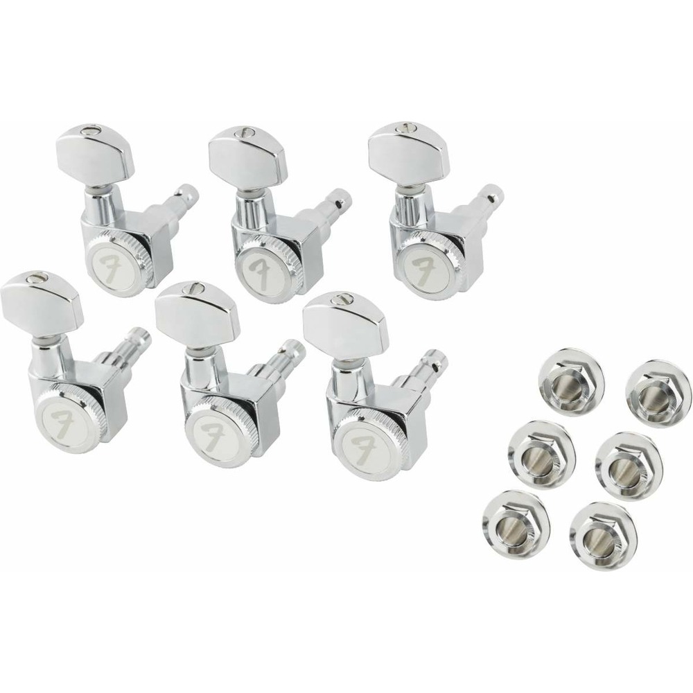 Набор колков для электрогитары Fender Locking Tuners All Short Chrome