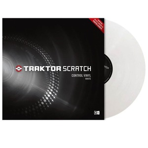 Виниловый диск с таймкодом Native Instruments Traktor Scratch Pro Control Vinyl White Mk2