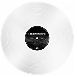 Виниловый диск с таймкодом Native Instruments Traktor Scratch Pro Control Vinyl White Mk2