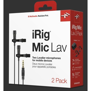 Петличный микрофон для iOS/Android устройств IK MULTIMEDIA iRig Mic Lav 2 Pack