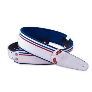 Ремень для гитары RightOn Straps 8401070110309 Steady Mojo Race White