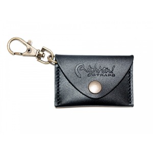 Ремень для гитары RightOn Straps 8406010200706 Keychain Pick Pouch Black