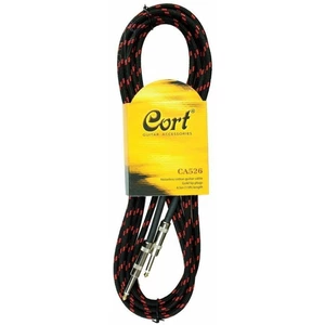 Кабель инструментальный Cort CA526 BLACK 4.5m