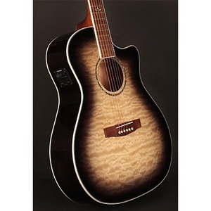 Электроакустическая гитара Cort GA-QF TBB With Bag