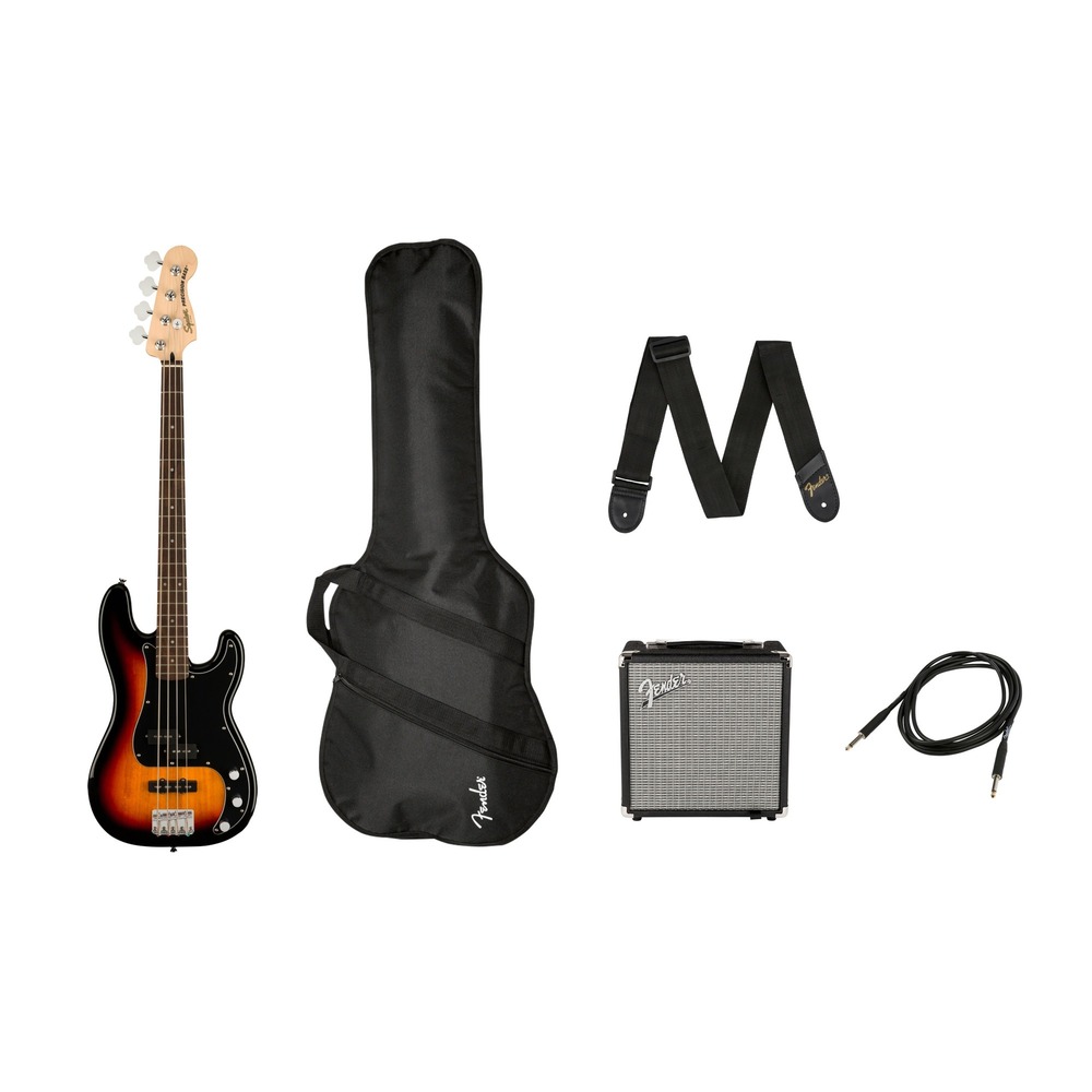 Бас гитарный комплект Fender SQUIER Affinity Precision Bass PJ Pack LRL 3TS