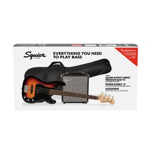 Бас гитарный комплект Fender SQUIER Affinity Precision Bass PJ Pack LRL 3TS