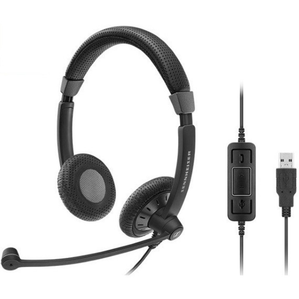 Двухсторонняя проводная гарнитура Sennheiser SC 70 USB CTRL BLACK