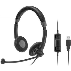 Двухсторонняя проводная гарнитура Sennheiser SC 70 USB CTRL BLACK