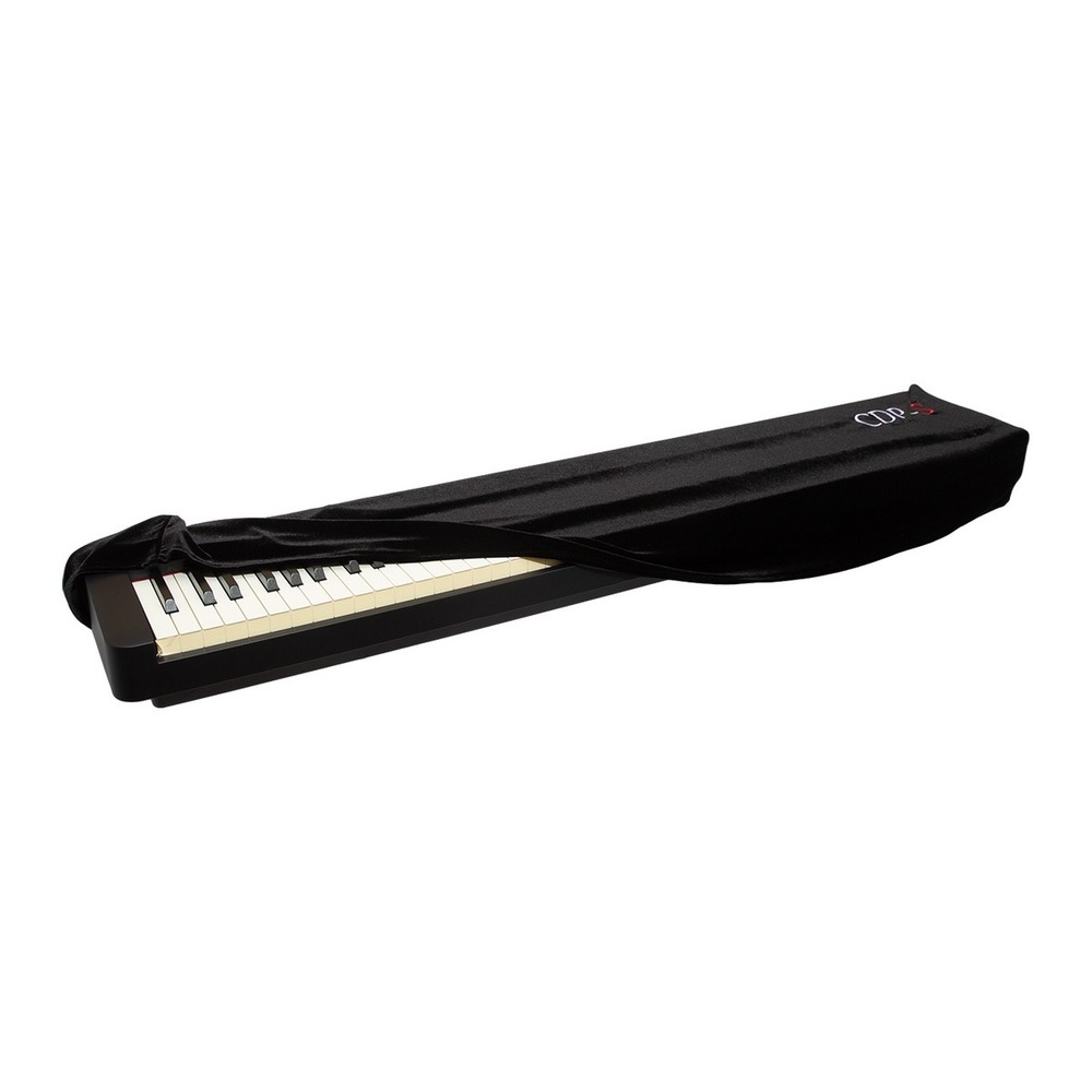 Чехол/кейс для клавишных Casio накидка для цифрового пианино CDP-S бархатная чёрный