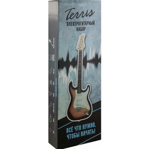 Гитара и комбо комплект TERRIS TPACK-1 SB
