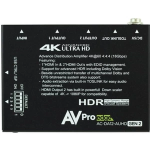 Усилитель-распределитель HDMI AV Pro Edge AC-DA12-AUHD-GEN2