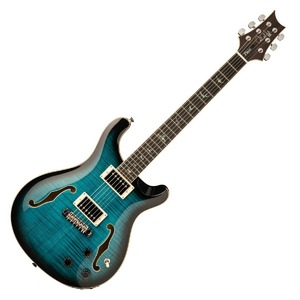 Гитара полуакустическая PRS SE HOLLOWBODY II PIEZO PEACOCK BLUE SMOKEBURST с кейсом