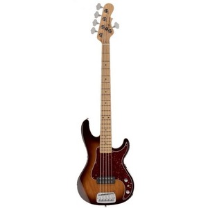 Бас-гитара G&L Kiloton 5 Old School Tobacco Sunburst MP с кейсом