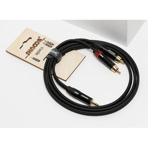 Кабель аудио 1xJack - 2xRCA Shnoor MJ2RCA 3.0m