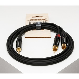 Кабель аудио 1xMini Jack - 2xRCA Shnoor MJ2RCA 2.0m