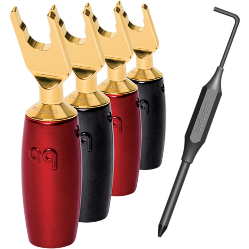 Разъем Лопатка Audioquest SureGrip507 Multi-Spade Gold (Set 4)