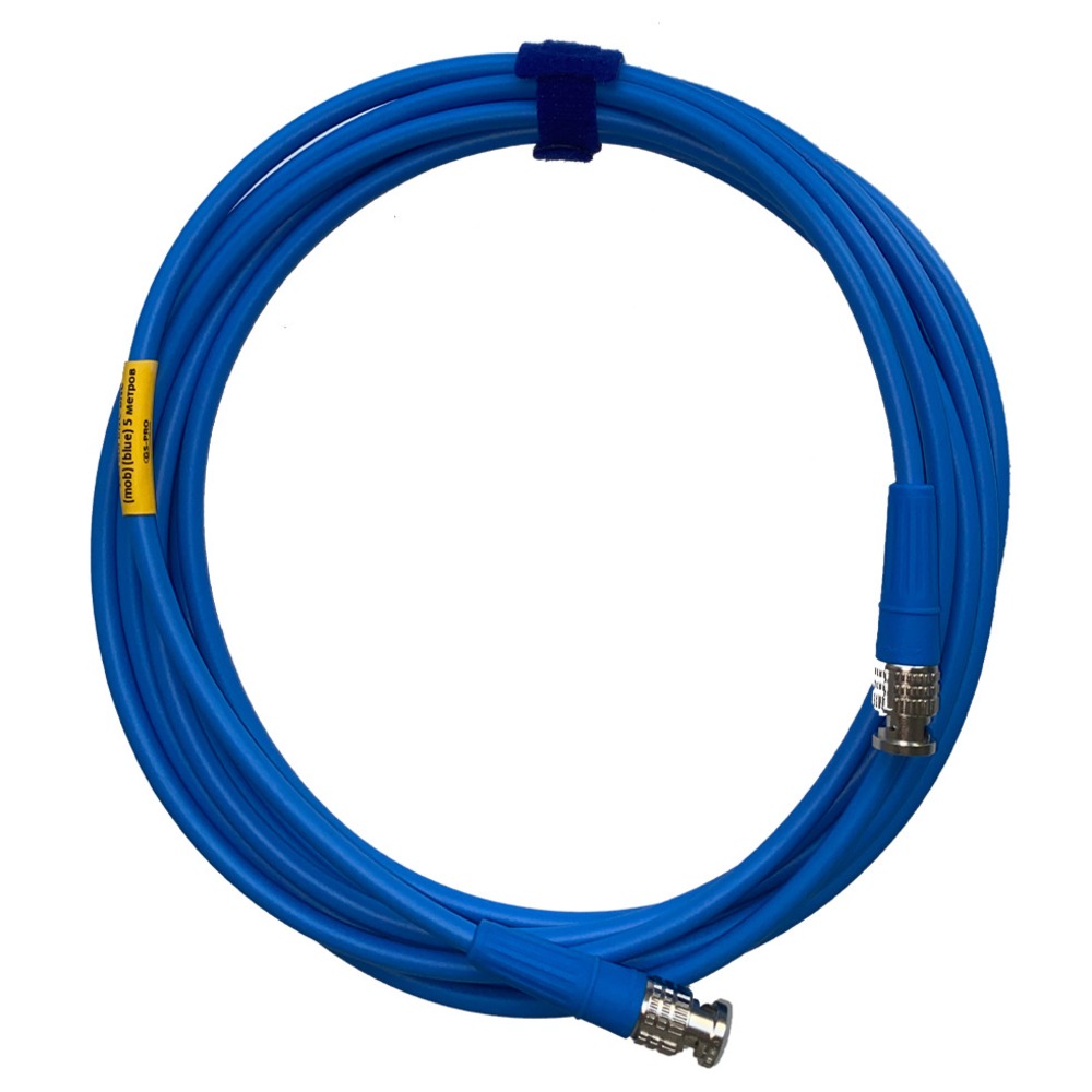 Кабель видео 1xBNC - 1xBNC GS-PRO 12G SDI BNC-BNC mob blue 20.0m
