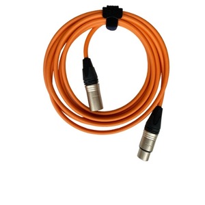 Кабель аудио 1xXLR - 1xXLR GS-PRO XLR3F-XLR3M orange 3.0m