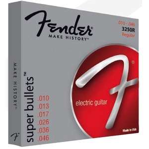 Струны для электрогитары Fender STRINGS NEW SUPER BULLET 3250R NPS BULLET END 10-46