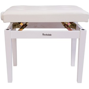 Банкетка для пианино Rockdale RHAPSODY 130 WHITE