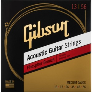 Струны для электрогитары Gibson Phosphor Bronze Acoustic Guitar Strings Medium