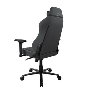 Кресло игровое Arozzi Primo Woven Fabric - Black - Grey logo