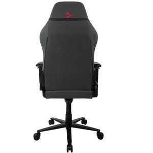Кресло игровое Arozzi Primo Woven Fabric - Black - Red logo