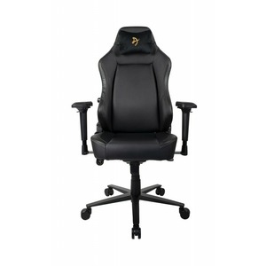 Кресло игровое Arozzi Primo PU - Black - Gold logo
