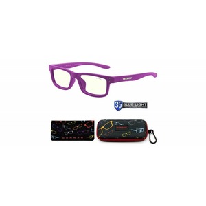 Детские очки для компьютера (4-8 лет) GUNNAR Cruz Kids Small Clear Natural CRU-09609, Magenta