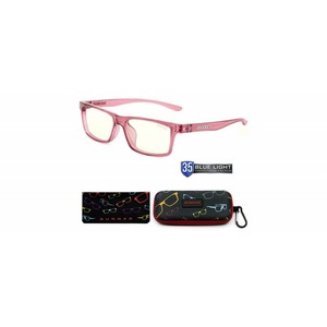 Детские очки для компьютера (8-12 лет) GUNNAR Cruz Kids Large Clear Natural CRU-10109, Pink