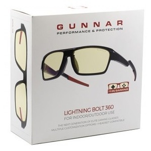 Очки для геймеров GUNNAR Lightning Bolt 360 LI3-00101, Onyx