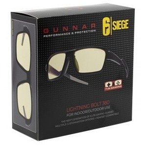 Очки для геймеров GUNNAR Lightning Bolt 360 LI3-00103, 6 Siege