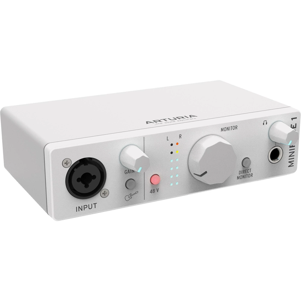 Внешняя звуковая карта с USB Arturia MiniFuse 1 White